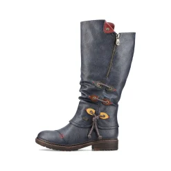 Rieker Women'S High-Shaft Boots Ocean Blue