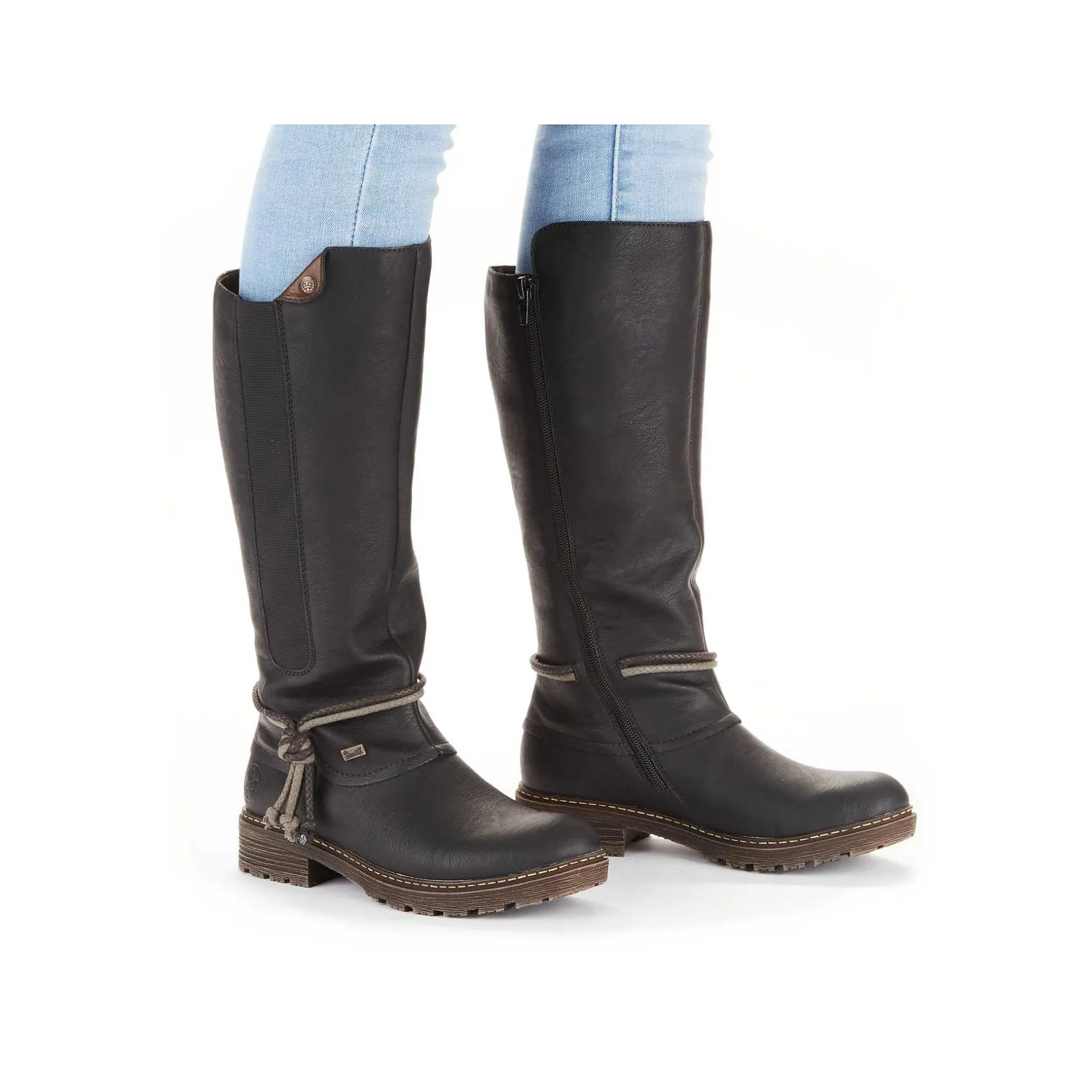 Rieker Women'S High-Shaft Boots Deep Black