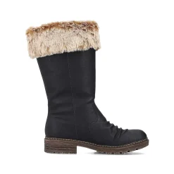 Rieker Women'S High-Shaft Boots Night Black