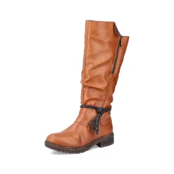 Rieker Women'S High-Shaft Boots Caramel Brown