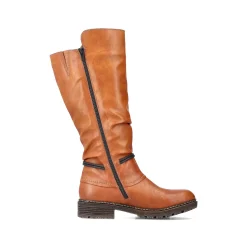 Rieker Women'S High-Shaft Boots Caramel Brown