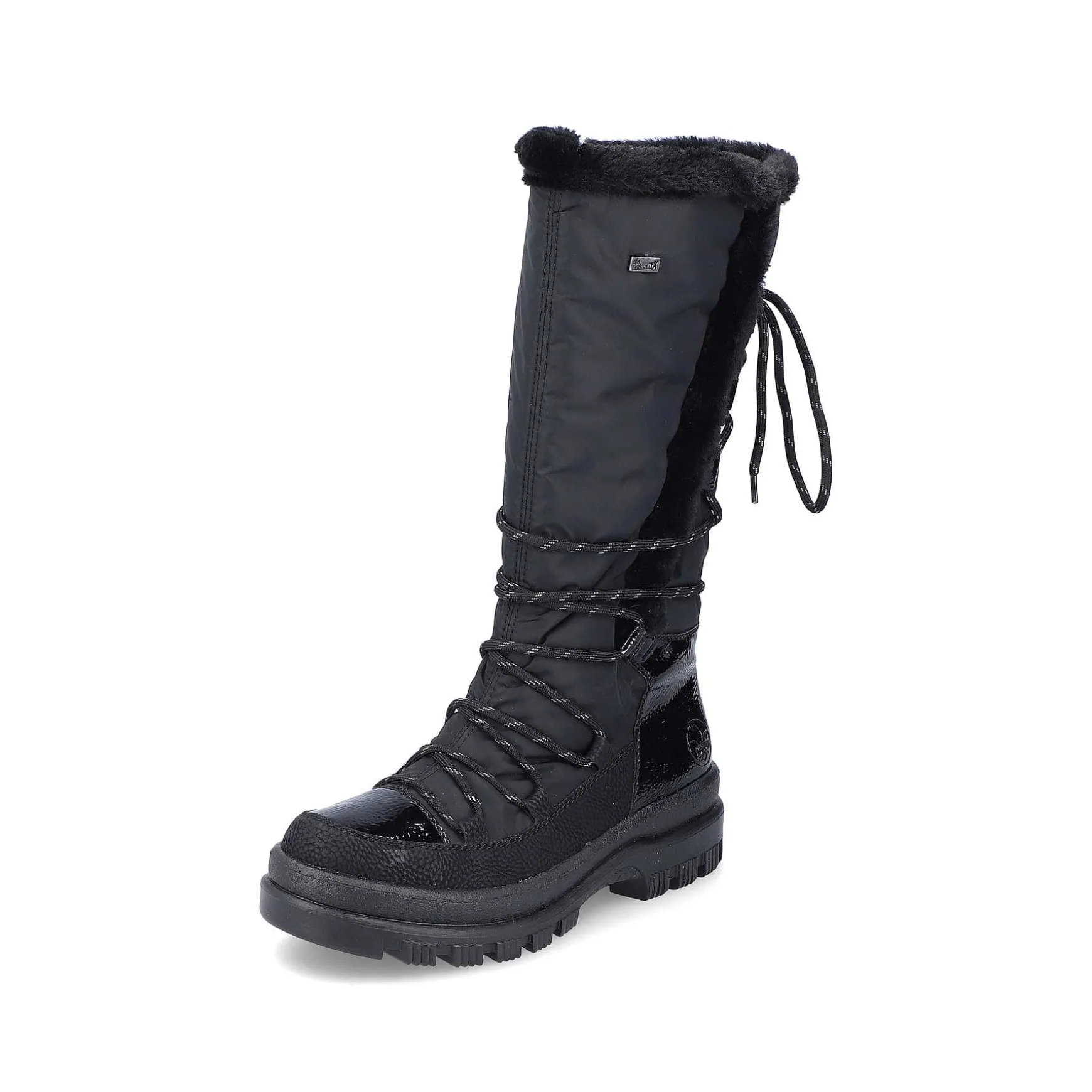Rieker Women'S High-Shaft Boots Graphite Black