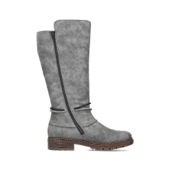 Rieker Women'S High-Shaft Boots Steel Gray
