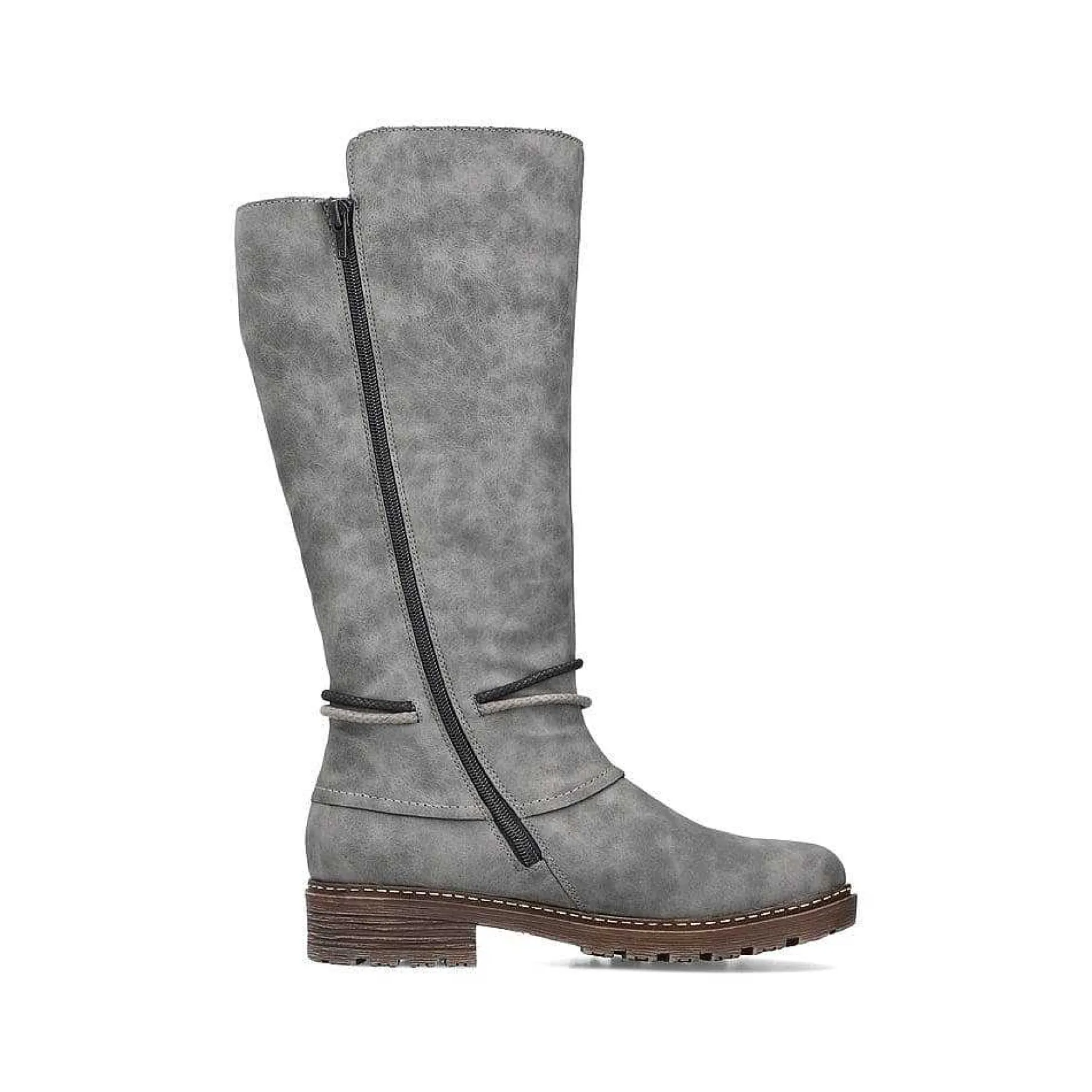 Rieker Women'S High-Shaft Boots Steel Gray
