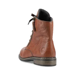 Rieker Women'S Laced Boots Caramel Brown
