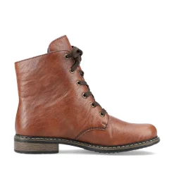 Rieker Women'S Laced Boots Caramel Brown