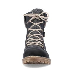 Rieker Women'S Laced Boots Ocean Blue