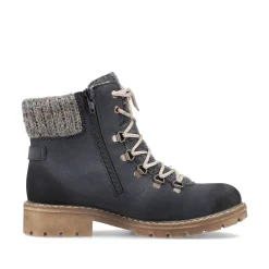 Rieker Women'S Laced Boots Ocean Blue