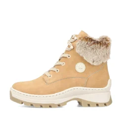 Rieker Women'S Laced Boots Caramel Brown