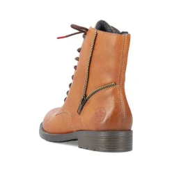Rieker Women'S Laced Boots Caramel Brown