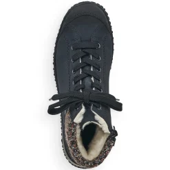 Rieker Women'S Lace-Up Shoes Ocean Blue