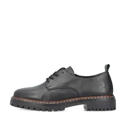 Rieker Women'S Lace-Up Shoes Night Black