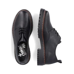 Rieker Women'S Lace-Up Shoes Night Black