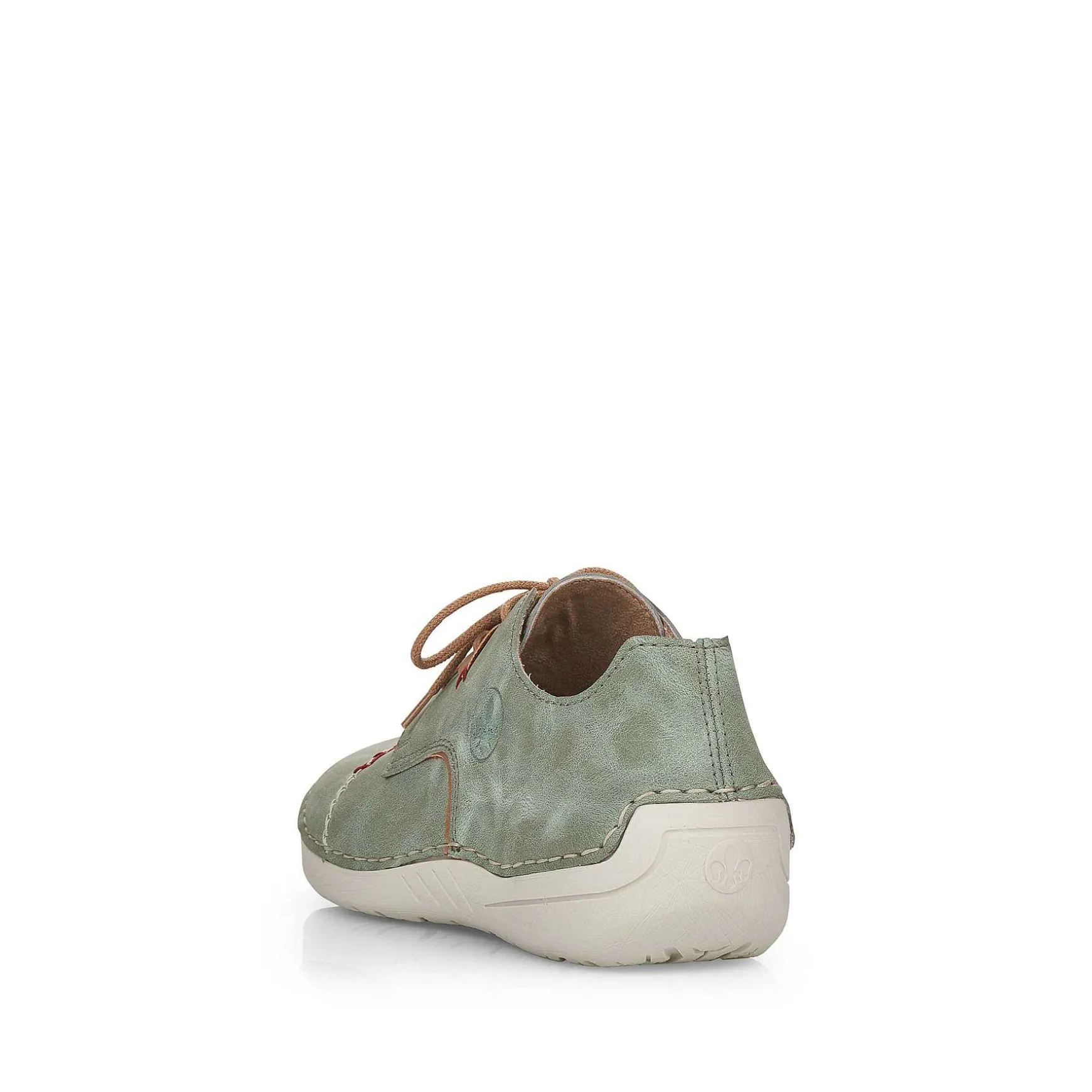 Rieker Women'S Lace-Up Shoes Green Gray