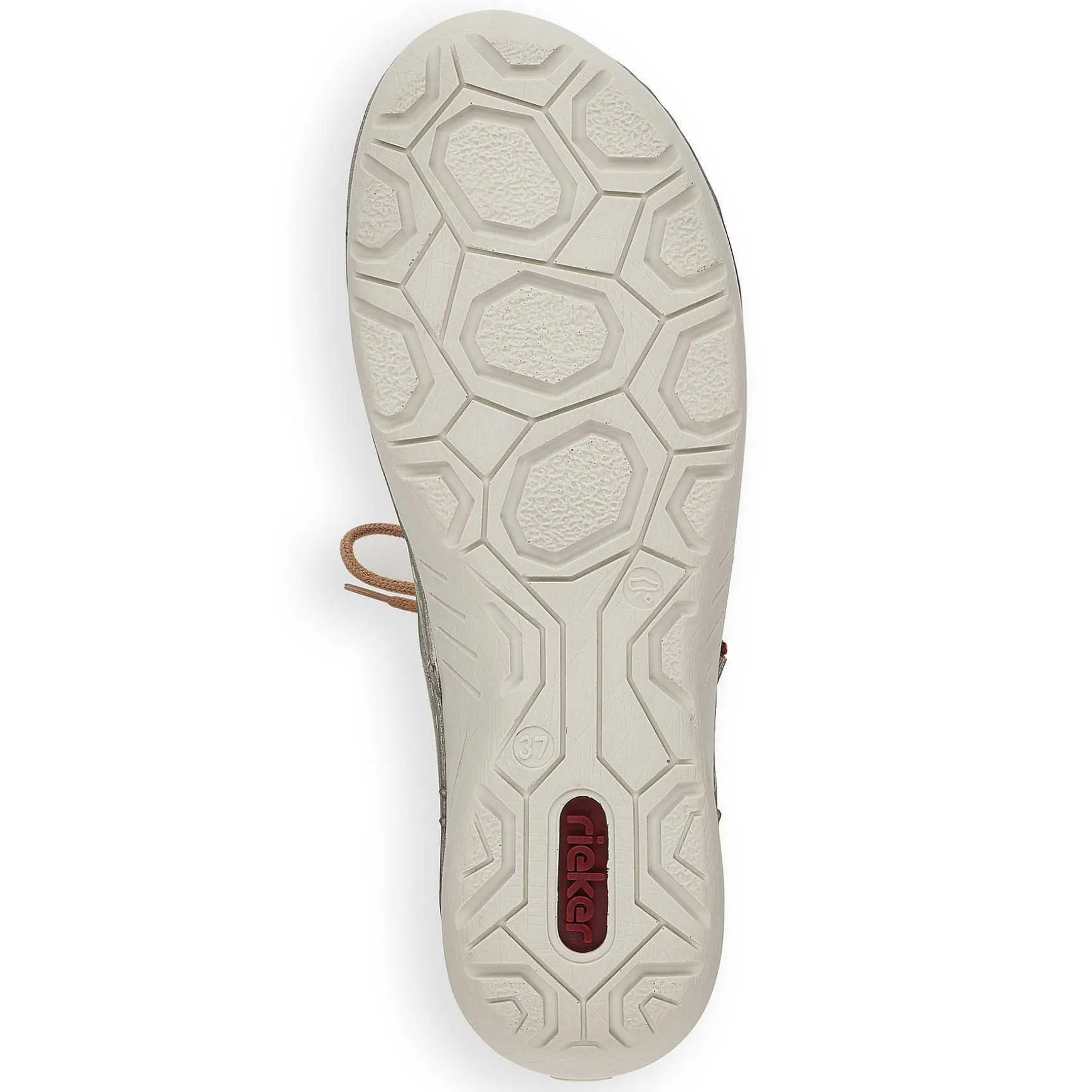 Rieker Women'S Lace-Up Shoes Green Gray