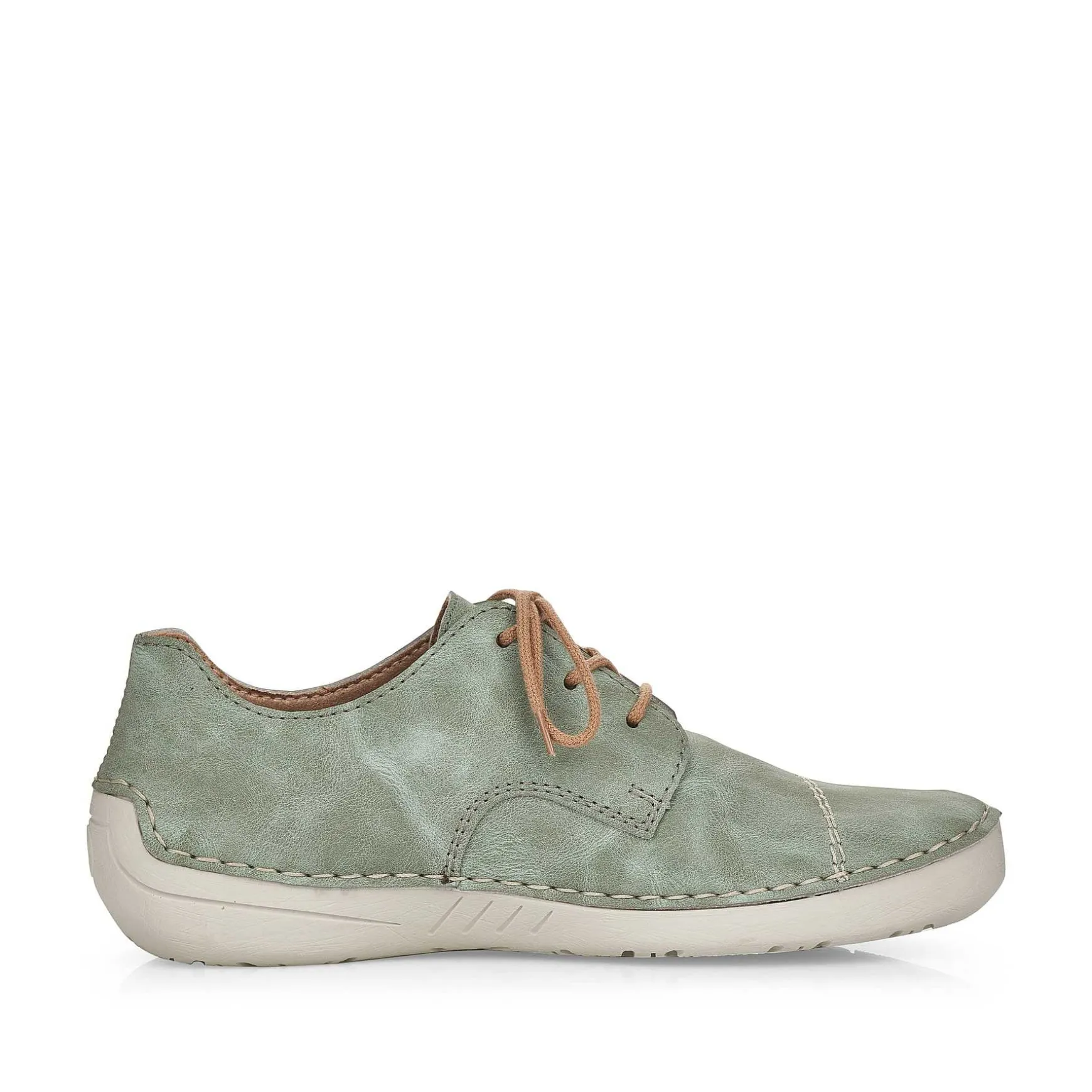 Rieker Women'S Lace-Up Shoes Green Gray