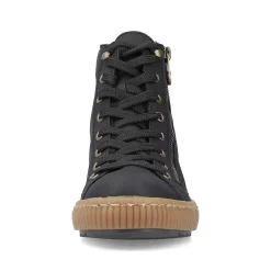 Rieker Women'S Lace-Up Shoes Asphalt Black