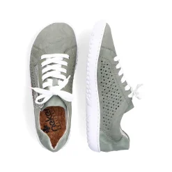 Rieker Women'S Lace-Up Shoes Mint Green