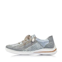 Rieker Women'S Lace-Up Shoes Sea Blue