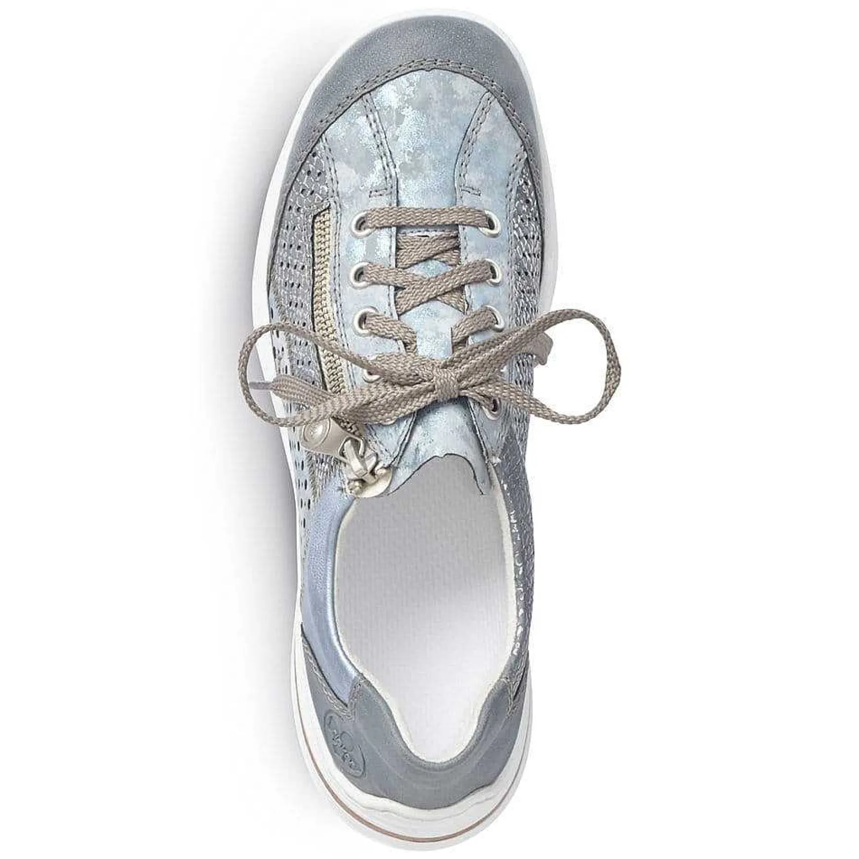Rieker Women'S Lace-Up Shoes Sea Blue