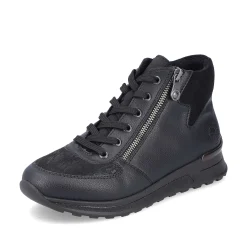 Rieker Women'S Lace-Up Shoes Deep Black