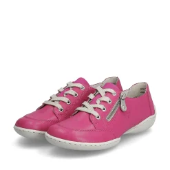 Rieker Women'S Lace-Up Shoes Magenta
