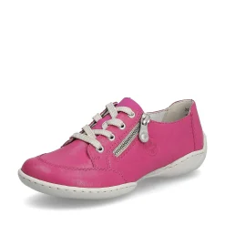 Rieker Women'S Lace-Up Shoes Magenta