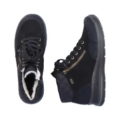 Rieker Women'S Lace-Up Shoes Deep Black