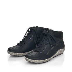 Rieker Women'S Lace-Up Shoes Deep Black