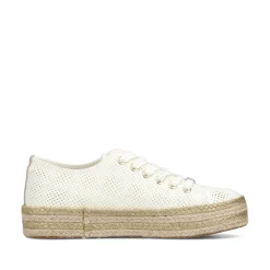 Rieker Women'S Lace-Up Shoes Swan White