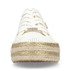 Rieker Women'S Lace-Up Shoes Swan White