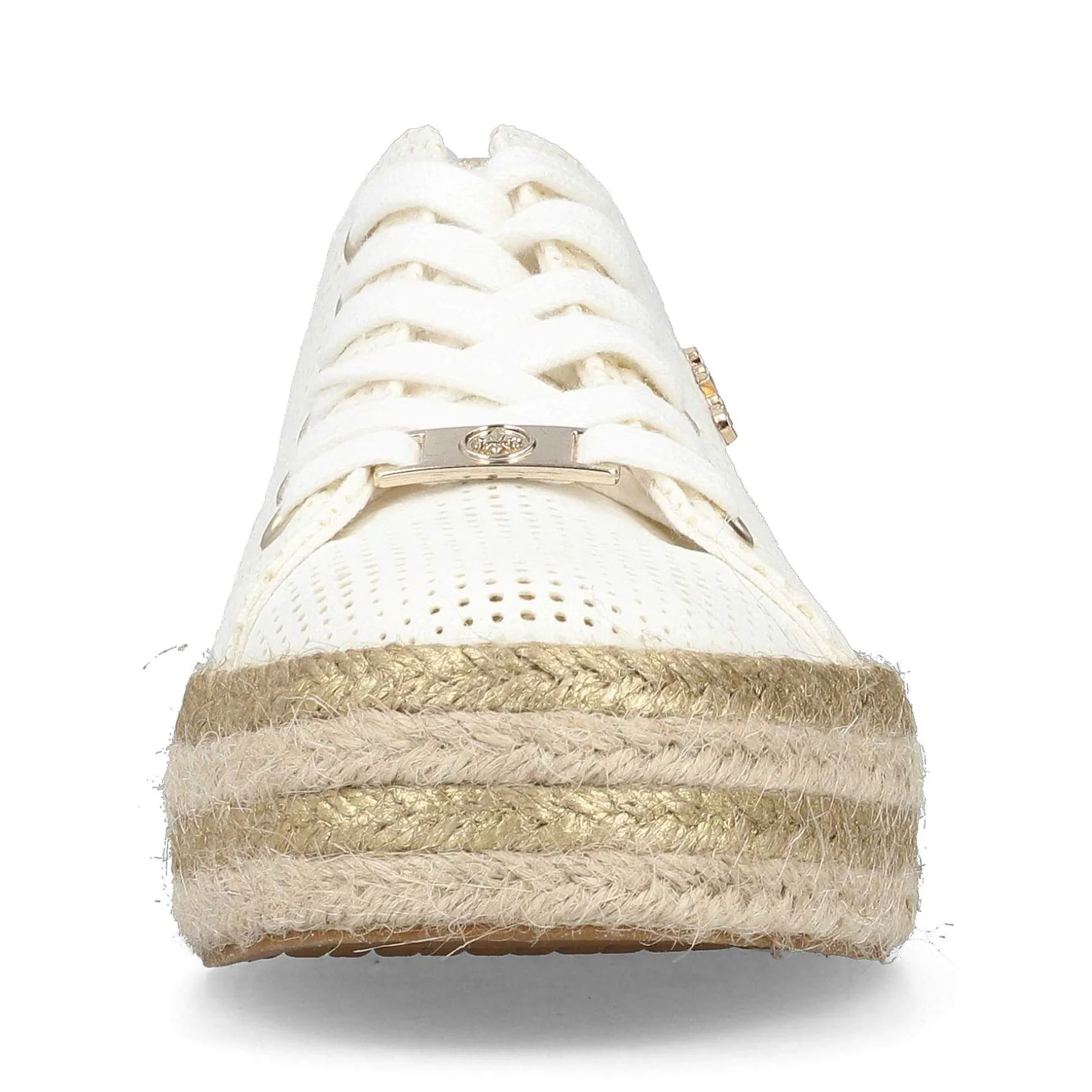 Rieker Women'S Lace-Up Shoes Swan White