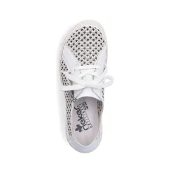 Rieker Women'S Lace-Up Shoes Pure White