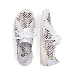 Rieker Women'S Lace-Up Shoes Pure White