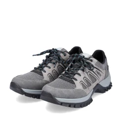 Rieker Women'S Lace-Up Shoes Steel Gray