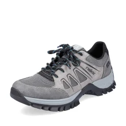 Rieker Women'S Lace-Up Shoes Steel Gray