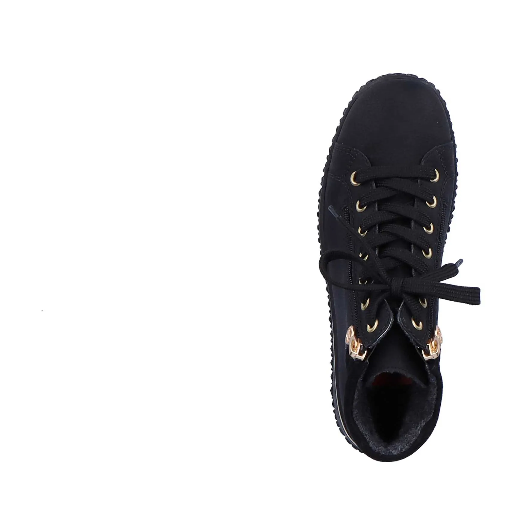 Rieker Women'S Lace-Up Shoes Deep Black