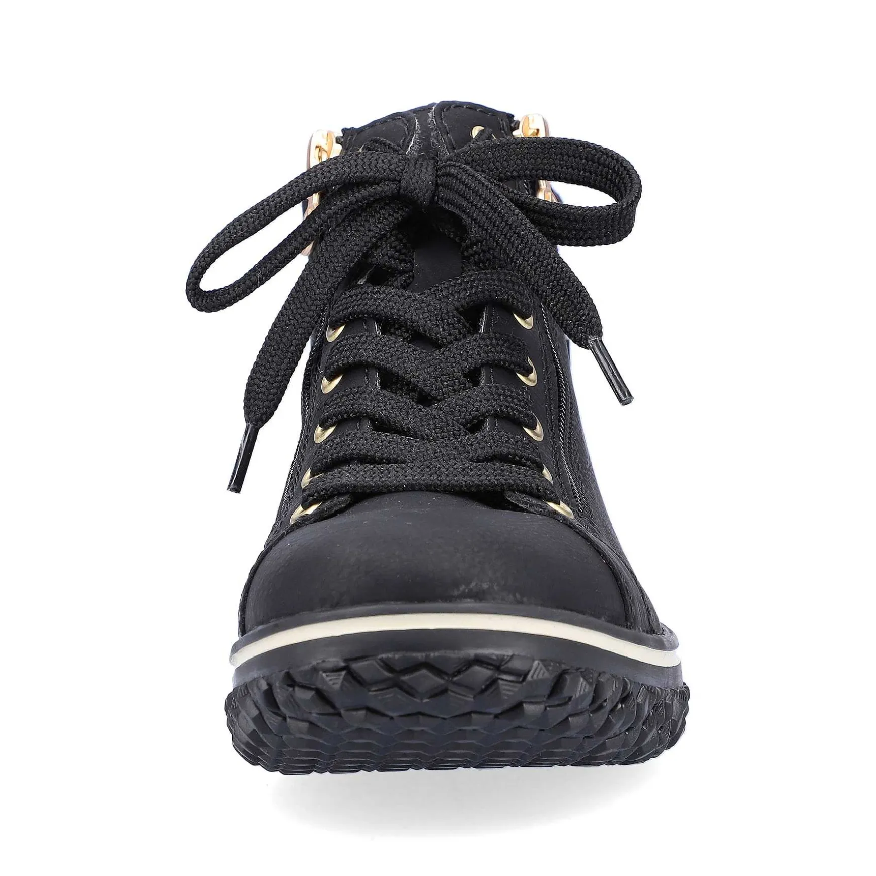 Rieker Women'S Lace-Up Shoes Deep Black