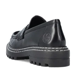 Rieker Women'S Loafers Graphite Black