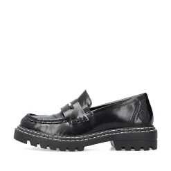 Rieker Women'S Loafers Graphite Black
