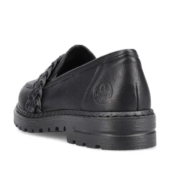 Rieker Women'S Loafers Graphite Black