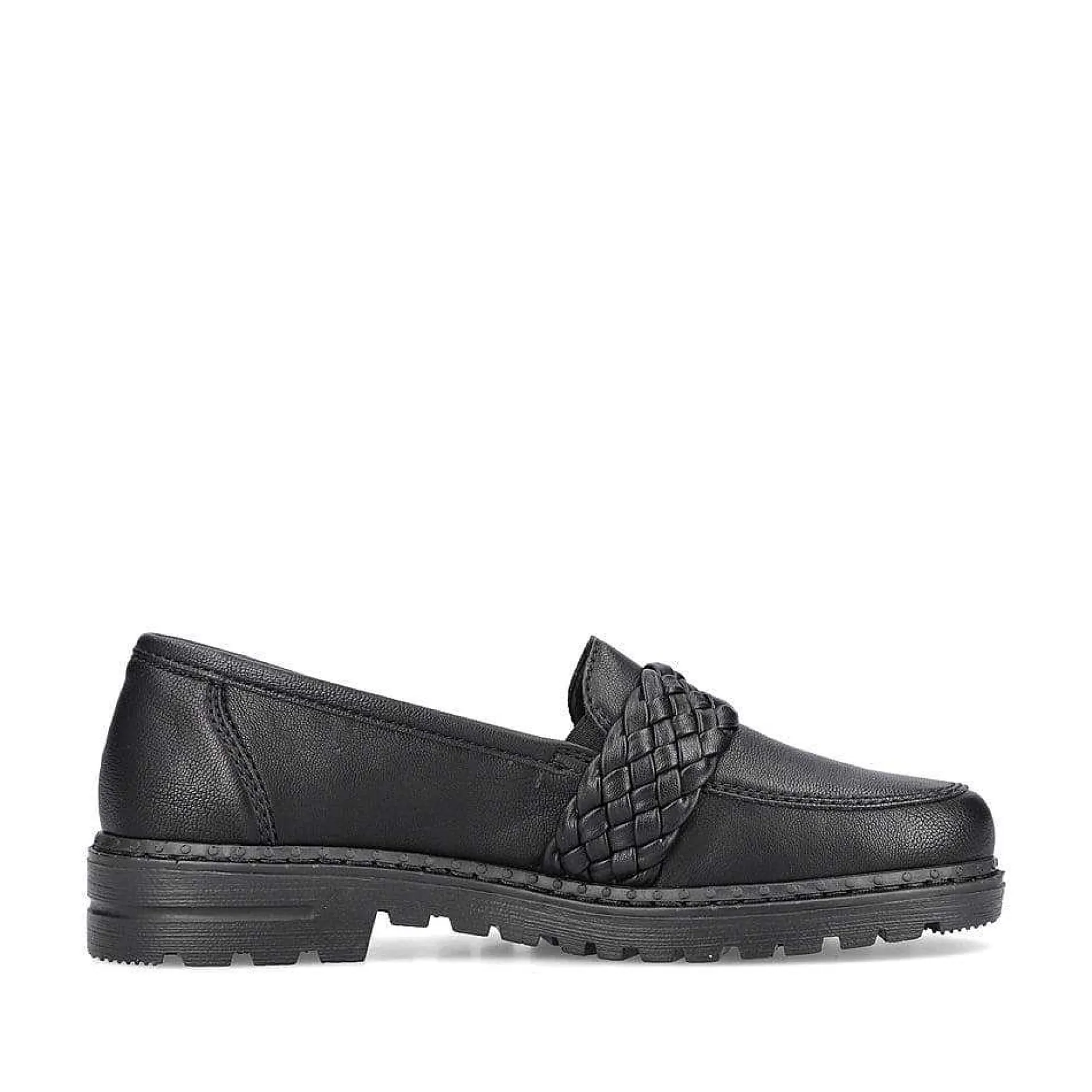 Rieker Women'S Loafers Graphite Black