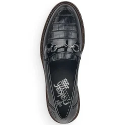 Rieker Women'S Loafers Graphite Black