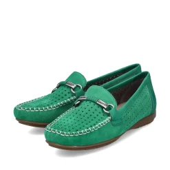 Rieker Women'S Loafers Grass Green