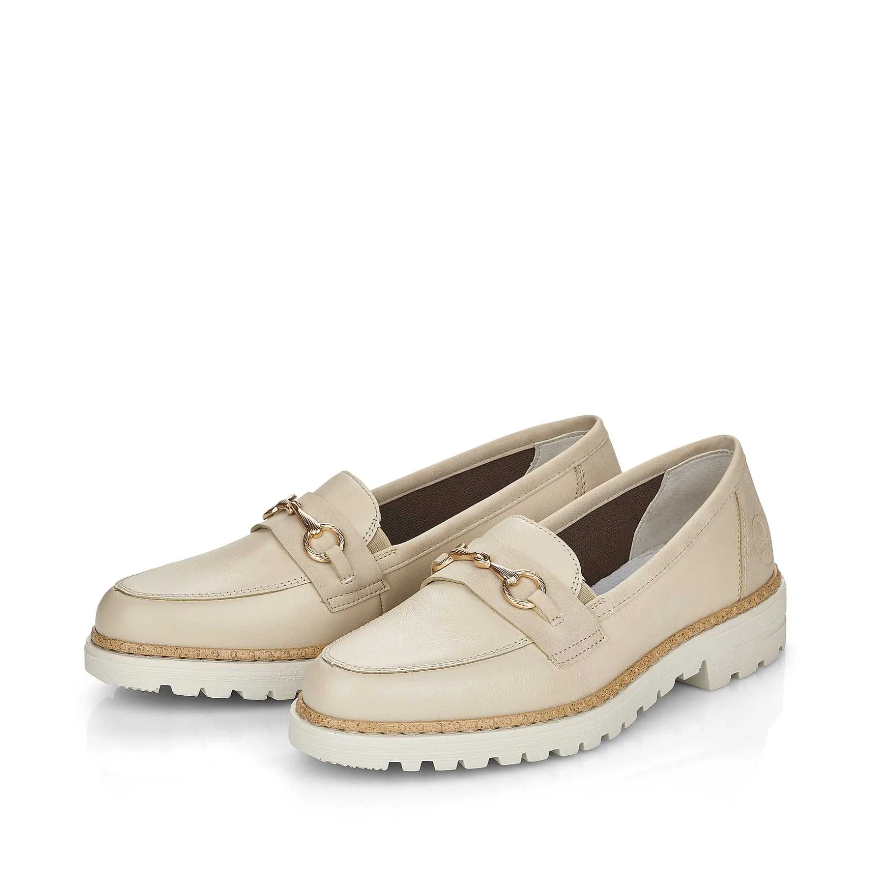 Rieker Women'S Loafers Light Beige