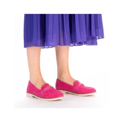 Rieker Women'S Loafers Magenta
