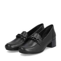 Rieker Women'S Loafers Midnight Black