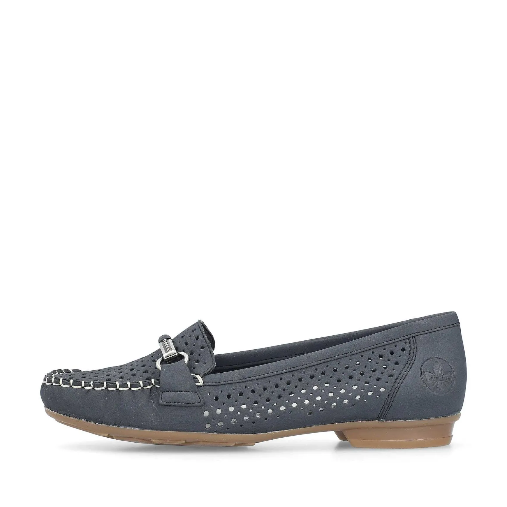 Rieker Women'S Loafers Navy Blue