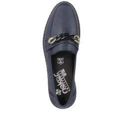 Rieker Women'S Loafers Royal Blue