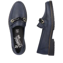 Rieker Women'S Loafers Royal Blue